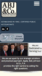 Mobile Screenshot of abjcpa.com