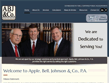 Tablet Screenshot of abjcpa.com